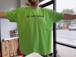 Goose Gang Shield Logo Back - T-Shirt - Lime