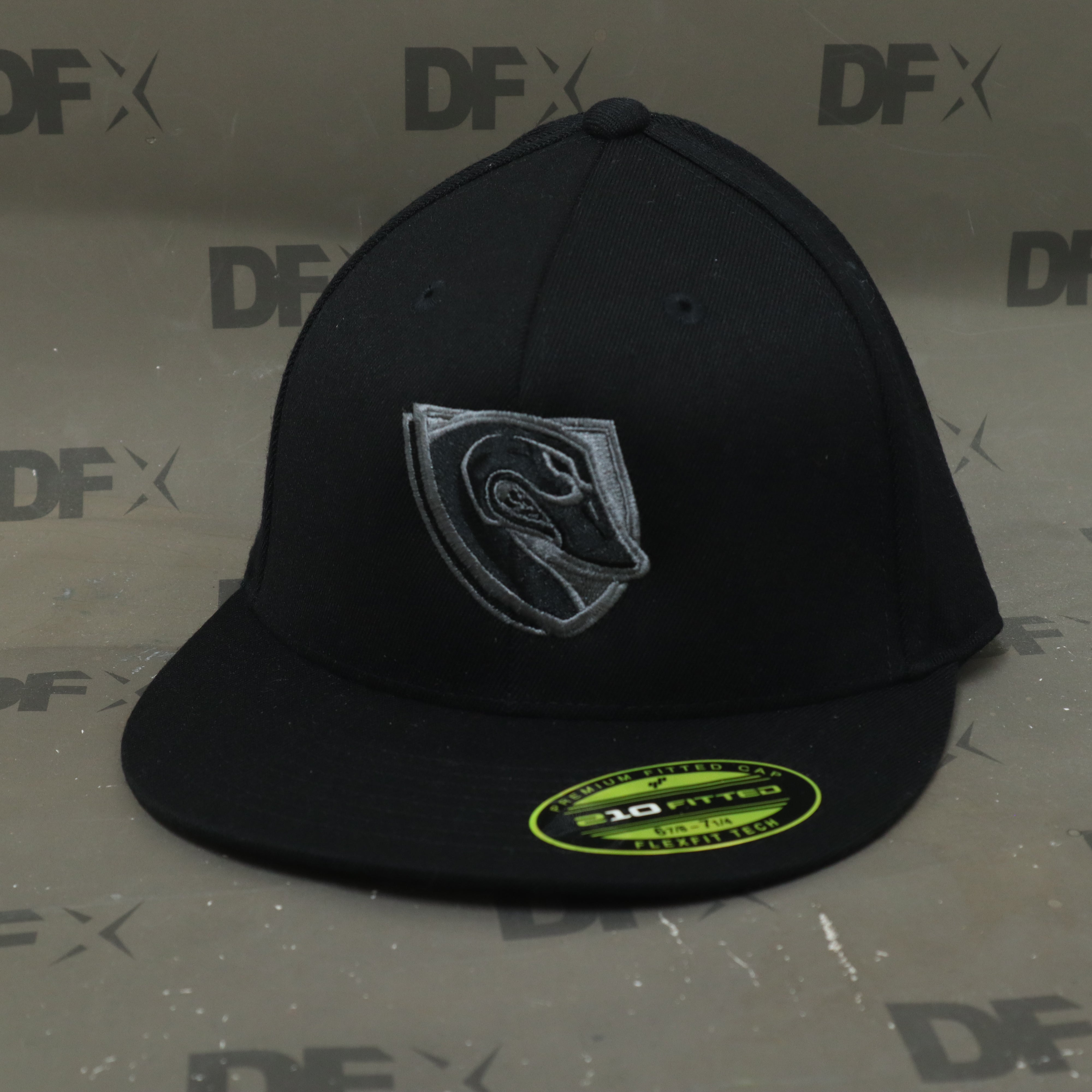 Black Friday - Goose Gang Shield Hat - 210 Fitted Flat Bill - FlexFit